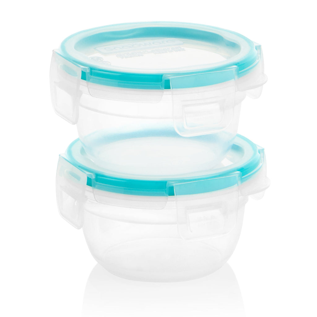 Snapware® Total Solution® 2-pack Plastic Food Storage Container Set with Aqua Lids