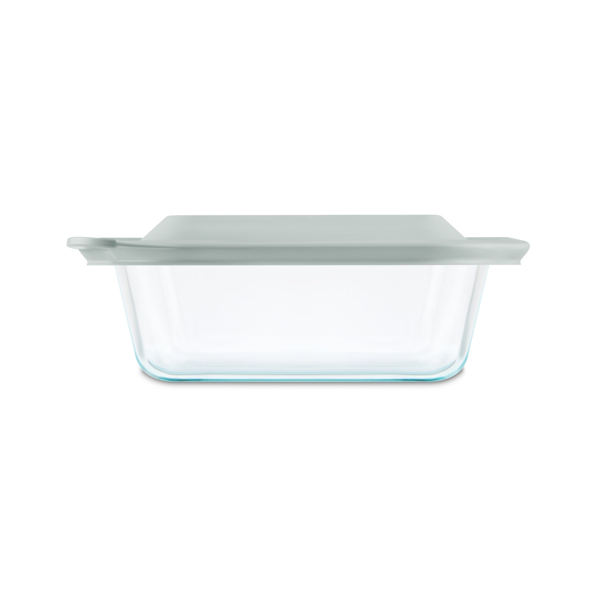Pyrex® Deep 8" Square Glass Baking Dish with Sage Green Lid