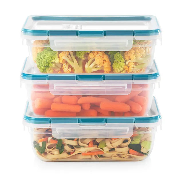 Snapware® Total Solution® 6-piece Rectangular Plastic Food Storage Set
