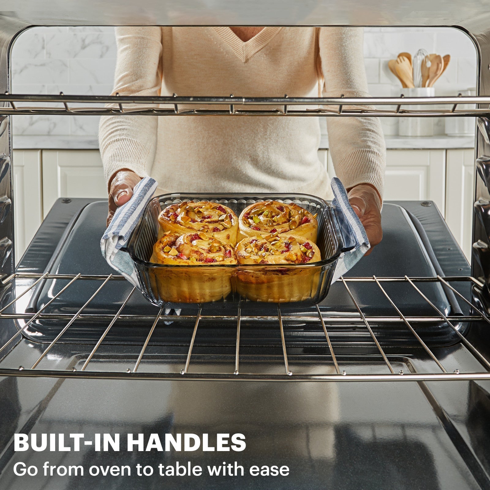 Pyrex® Sculpted Tinted Colors 8" Square Baking Dish, Smoke