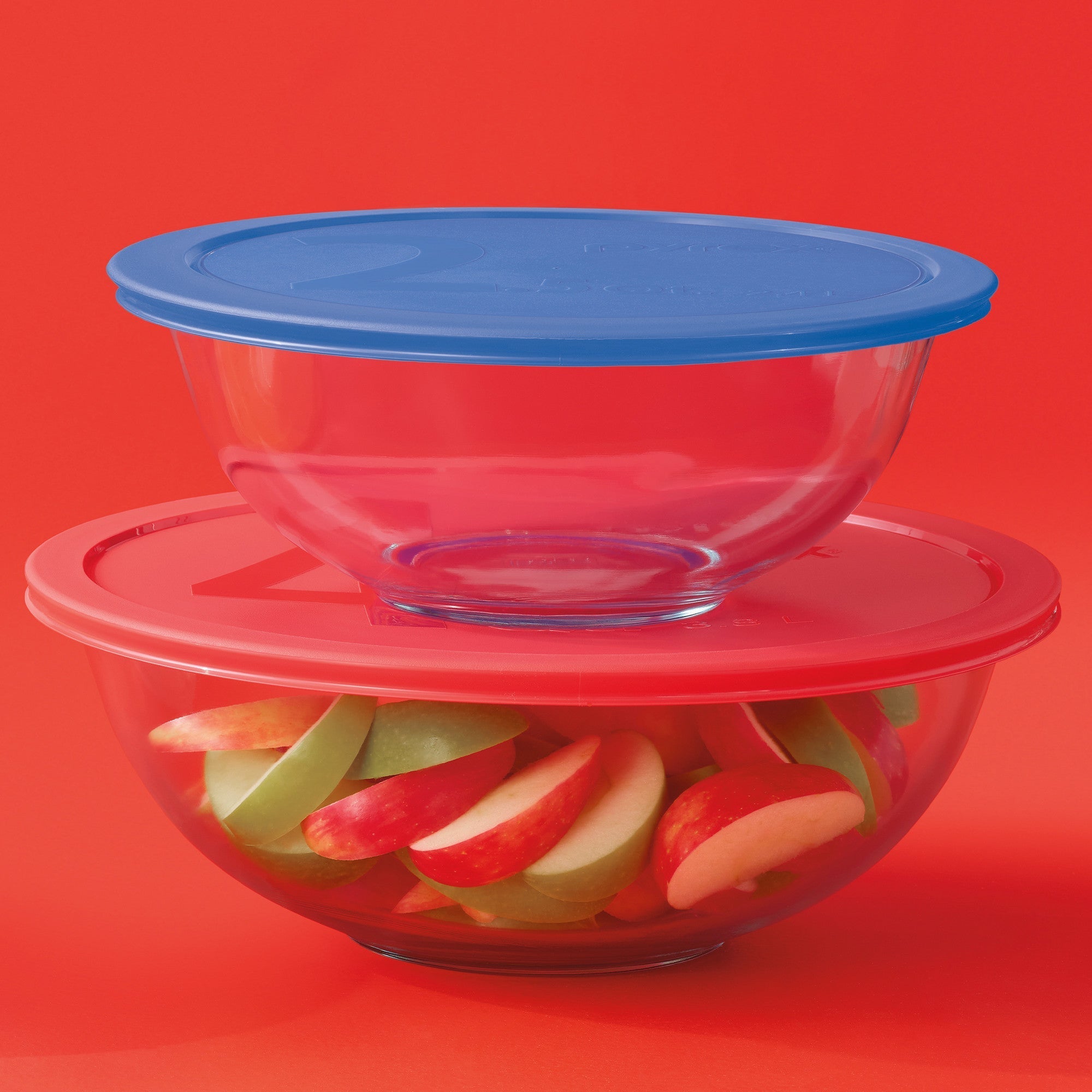 Pyrex® Smart Essentials® 4-piece Glass Mixing Bowl Set