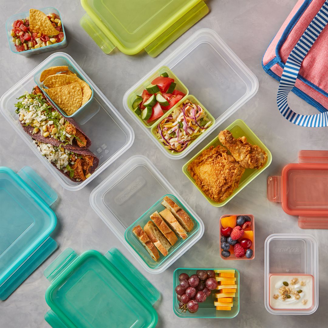 Snapware® Meal Prep Divided: 4.6-cup Rectangle Storage Container, 2-Section