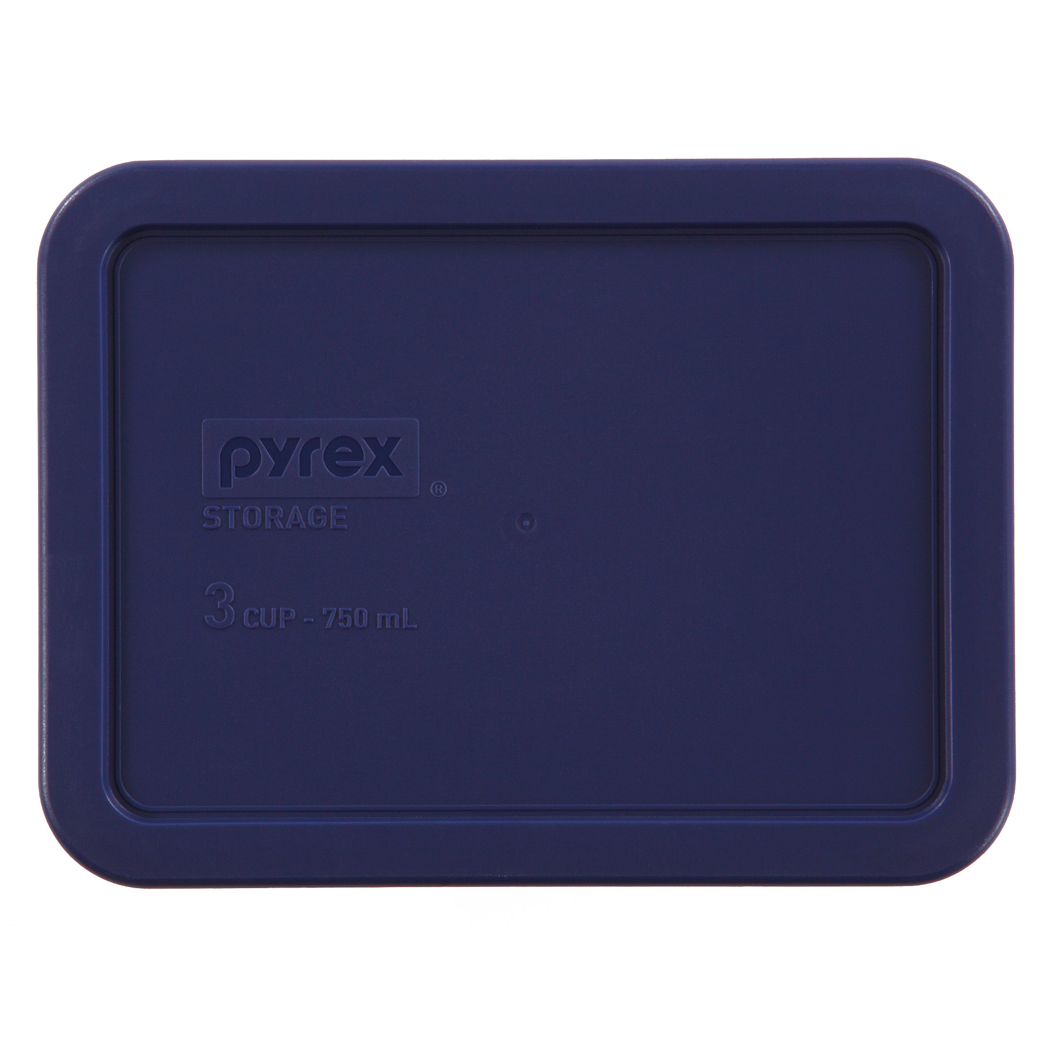 Pyrex® Blue Lid for 3-cup Rectangular Food Storage Container
