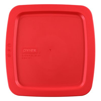 Pyrex® Red Lid for Easy Grab® 8" Square Glass Baking Dish